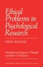 Ethical Problems in Psychological Research - eBook