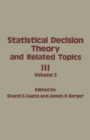 Statistical Decision Theory and Related Topics III - eBook