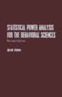 Statistical Power Analysis for the Behavioral Sciences - eBook
