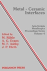 Metal-Ceramic Interfaces : Proceedings of an International Workshop - eBook