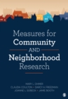 Measures for Community and Neighborhood Research - eBook