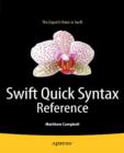 Swift Quick Syntax Reference - eBook