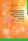 Labor Market Policies and IMF Advice in Advanced Economies during the Great Recession - eBook