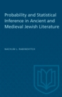 Probability and Statistical Inference in Ancient and Medieval Jewish Literature - eBook