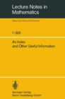 An Index and Other Useful Information - eBook