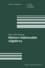 Malcev-Admissible Algebras - eBook
