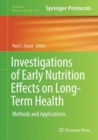Investigations of Early Nutrition Effects on Long-Term Health : Methods and Applications - eBook
