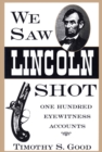 We Saw Lincoln Shot : One Hundred Eyewitness Accounts - eBook