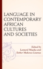 Language in Contemporary African Cultures and Societies - eBook