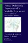 Partial Differential Equations with Variable Exponents : Variational Methods and Qualitative Analysis - eBook