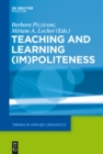 Teaching and Learning (Im)Politeness - eBook