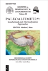 Paleoaltimetry : Geochemical and Thermodynamic Approaches - eBook