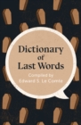 Dictionary of Last Words - eBook