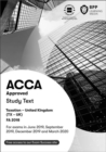 ACCA Taxation FA2018 : Study Text - Book