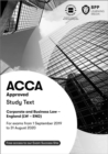 ACCA Corporate and Business Law (English) : Study Text - Book