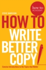 How To Write Better Copy - Book