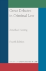 Great Debates in Criminal Law - eBook