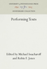 Performing Texts - eBook