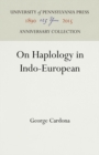 On Haplology in Indo-European - eBook
