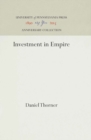 Investment in Empire : British Railway and Steam Shipping Enterprise in India, 1825-1849 - eBook