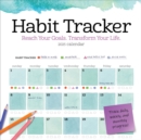 Habit Tracker Wall Calendar 2025 : Reach Your Goals—Transform Your Life - Book