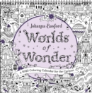 Johanna Basford Worlds of Wonder 2023 Coloring Wall Calendar - Book