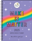 Positively Present 12-Month 2025 Monthly/Weekly Planner Calendar : Make It Matter - Book