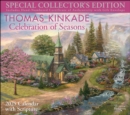 Thomas Kinkade Special Collector's Edition with Scripture 2025 Deluxe Wall Calendar with Print : Celebration of Seasons - Book