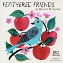 Feathered Friends 2025 Wall Calendar : Watercolor Bird Illustrations by Geninne Zlatkis - Book