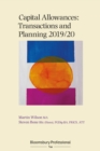 Capital Allowances: Transactions and Planning 2019/20 - eBook