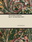 The Last Rose of Summer Op.15 - For Solo Piano (1827) - eBook