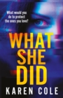 What She Did - Book