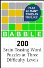 Babble : 200 Puzzles Inspired by Wordle - Book