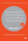 Confidentiality & Record Keeping in Counselling & Psychotherapy - Book