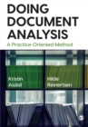 Doing Document Analysis : A Practice-Oriented Method - Book