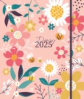 Contemporary Floral Square Pocket Diary 2025 - Book