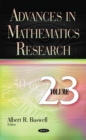 Advances in Mathematics Research. Volume 23 - eBook