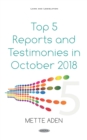 Top 5 Reports and Testimonies in October 2018 - eBook