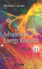 Advances in Energy Research. Volume 31 - eBook