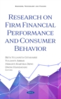 Research on Firm Financial Performance and Consumer Behavior - eBook