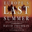 Europe's Last Summer - eAudiobook