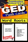 GED Test Prep Word Roots Review--Exambusters Flash Cards--Workbook 10 of 13 : GED Exam Study Guide - eBook