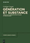 Generation et Substance : Aristote et Averroes entre physique et metaphysique - eBook