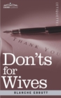 Don'ts for Wives - eBook