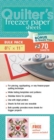Quilter's Freezer Paper Sheets, Bulk Pack : 70 Sheets, 81/2  x 11 - Book