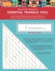 fast2cut® Bonnie K. Hunter's Essential Triangle Tool : Quickly Make Half-Square, Quarter-Square, Flying Geese & Bonus Triangles - Book