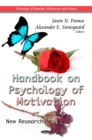 Handbook on Psychology of Motivation : New Research - eBook