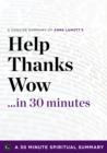 Help, Thanks, Wow in 30 Minutes : The Expert Guide to Anne Lamott's Critically Acclaimed Book - eBook