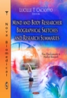 Mind and Body Researcher Biographical Sketches and Research Summaries - eBook