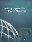 Choosing Appropriate Project Managers - eBook